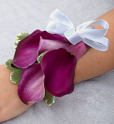 Purple Elegance Corsage