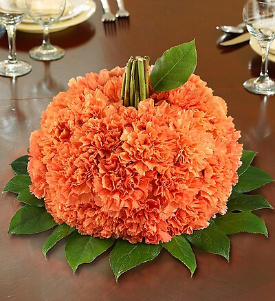 Fresh Flower Pumpkin